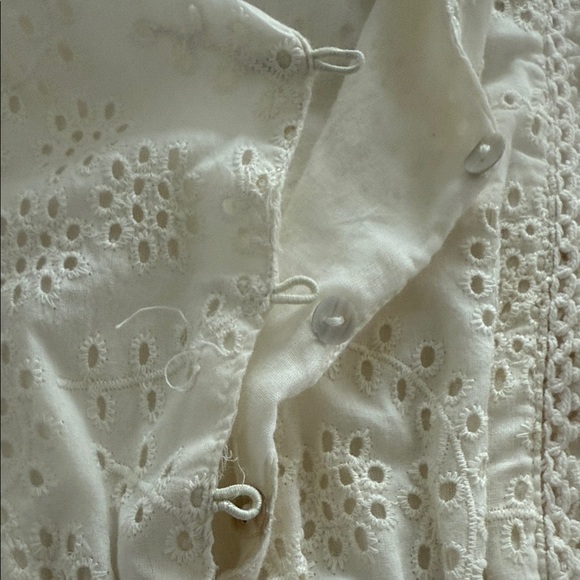 Chic White Ruffle Mini Dress - Picture 7 of 10